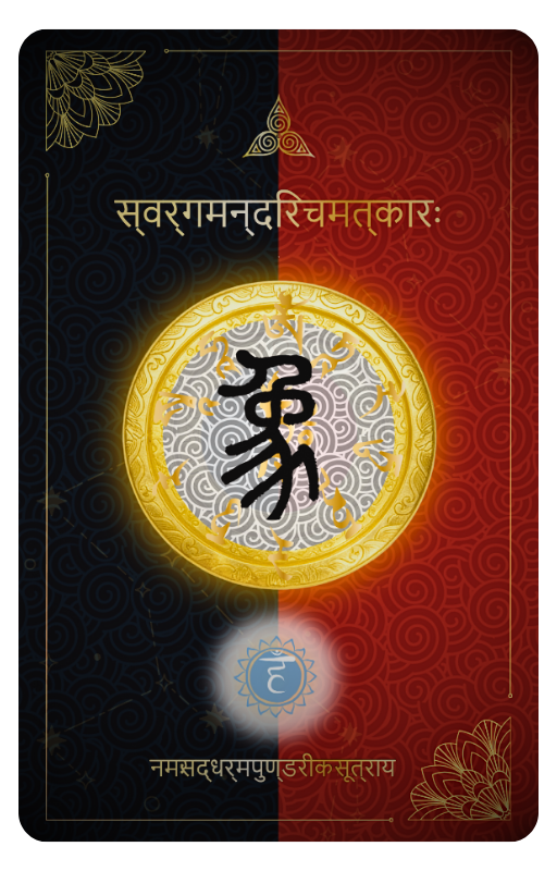 Soul Signal 3 Hand selecting a black oracle chess piece on a luxury black and gold desk